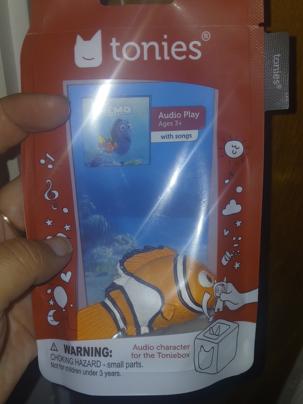 Finding Nemo Orange & White Audio Character for Toniebox